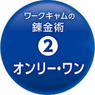 ワークキャムの錬金術②オンリー・ワン