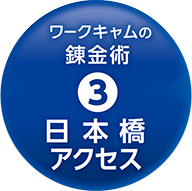 ワークキャムの錬金術③ニホンバシ・アクセス
